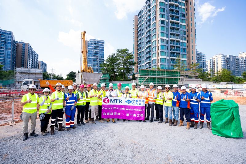 香港建造业议会参访中国路桥北环线段工程